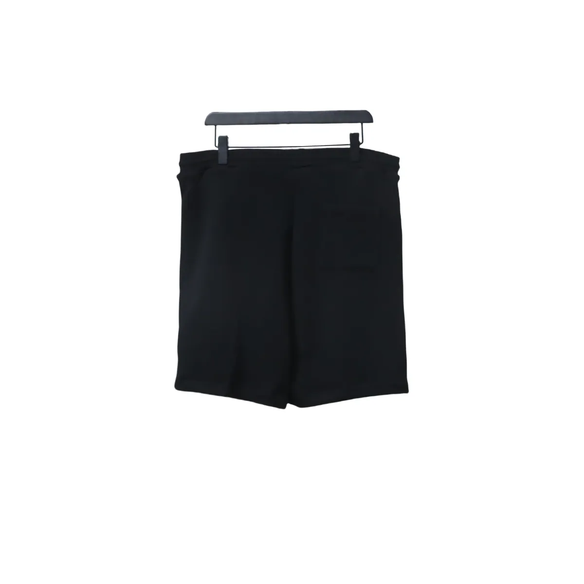 LV Pearl Pendant Embroidered Jersey Black Shorts - Image 2