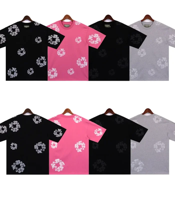 DNM TRS Glitter Patch Floral Print