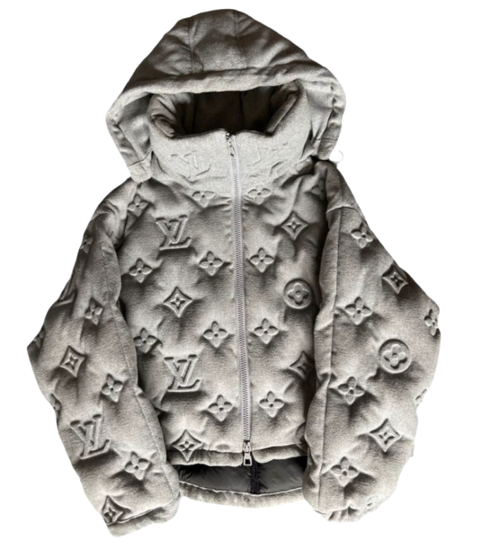 LV GREY BOYHOOD PUFFER