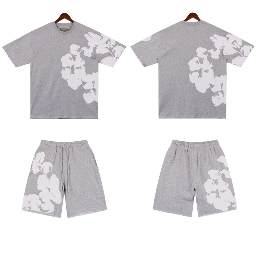 DNM TRS Big Cotton Wreath Short Summer Coordinated Set - Image 5