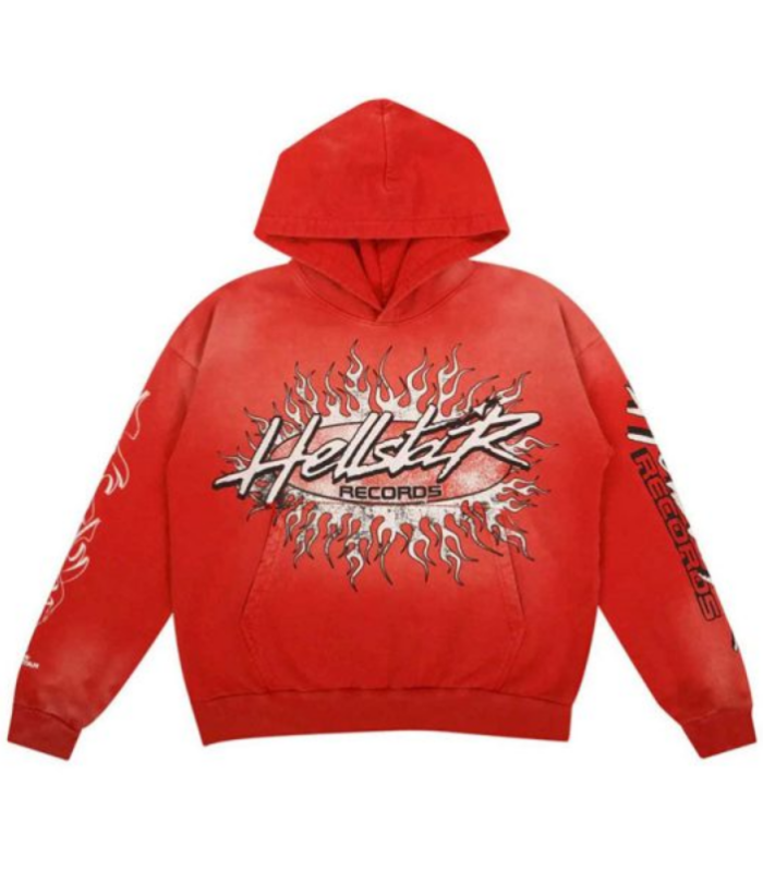 HLSTR Hoodie Records Hoodie Red
