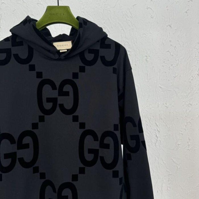 GG Hoodie Black Monogram black - Image 4