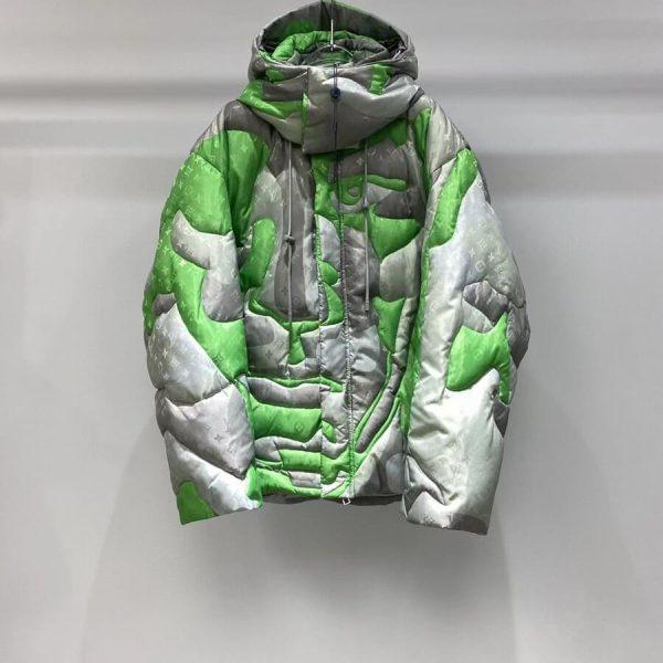 LV Jacket Patchworked Portrait Puffer - Image 2