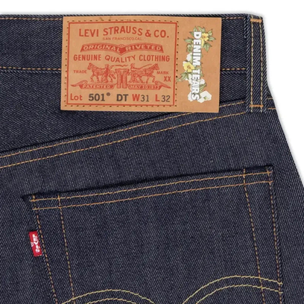 DT The Cotton Wreath Jean Selvedge - Image 3