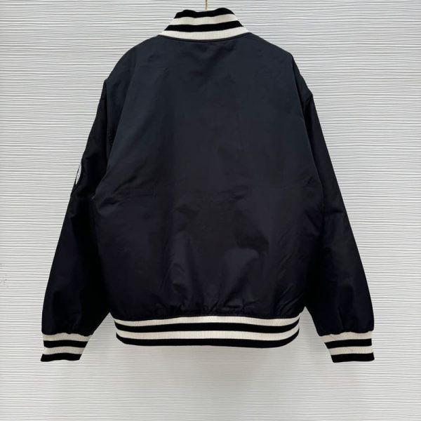 LV Jacket Lovers’ Nylon Crystal Baseball - Image 9