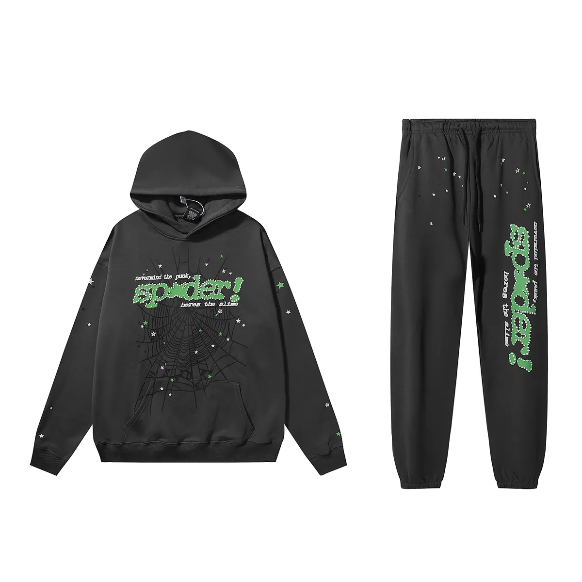 SPDR Punk V2 Hoodie and Sweatpant Set Slate Grey