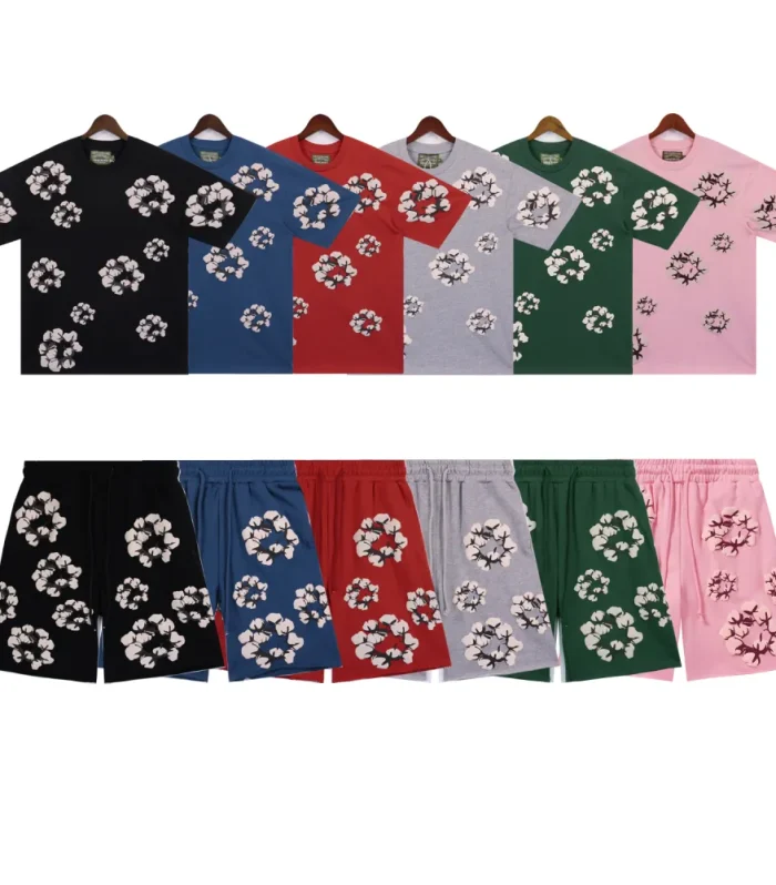DNM TRS Cactus Tears Wreath Short Summer Coordinated Set