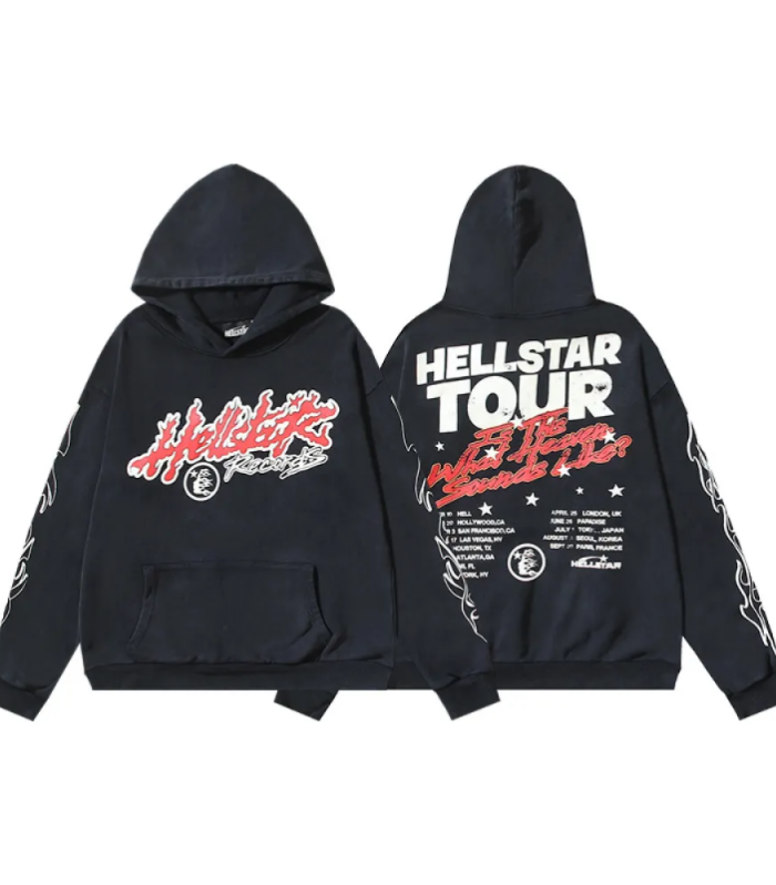HLSTR Records Black Hoodie