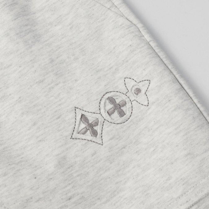 LV Shorts Light Gray - Image 5