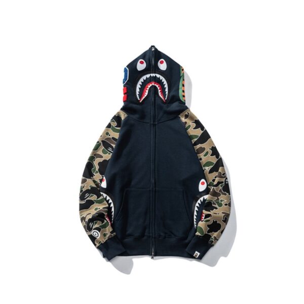 BP Hoodie Blue Shark Camo Full-Zip
