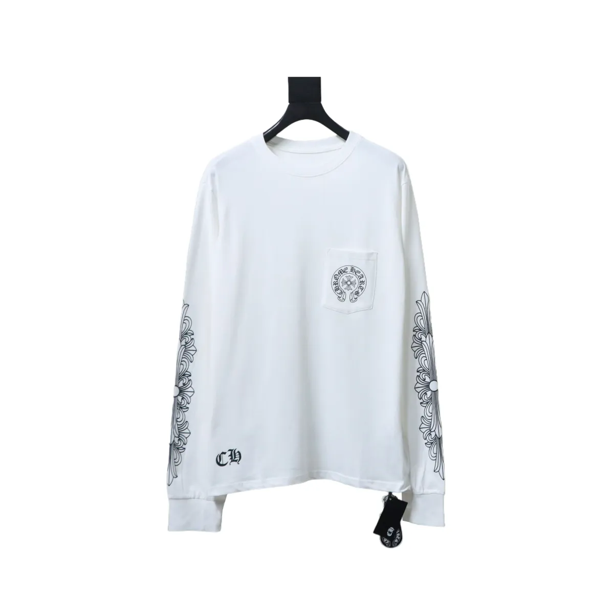 CHRM HRTS Los Angeles Excluisve Long Sleeve T Shirt White