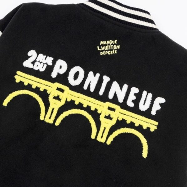 LV Jacket Black White Pont Neuf - Image 4