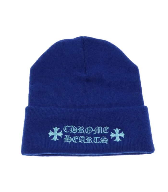CHRM HRTS Logo Beanie Blue