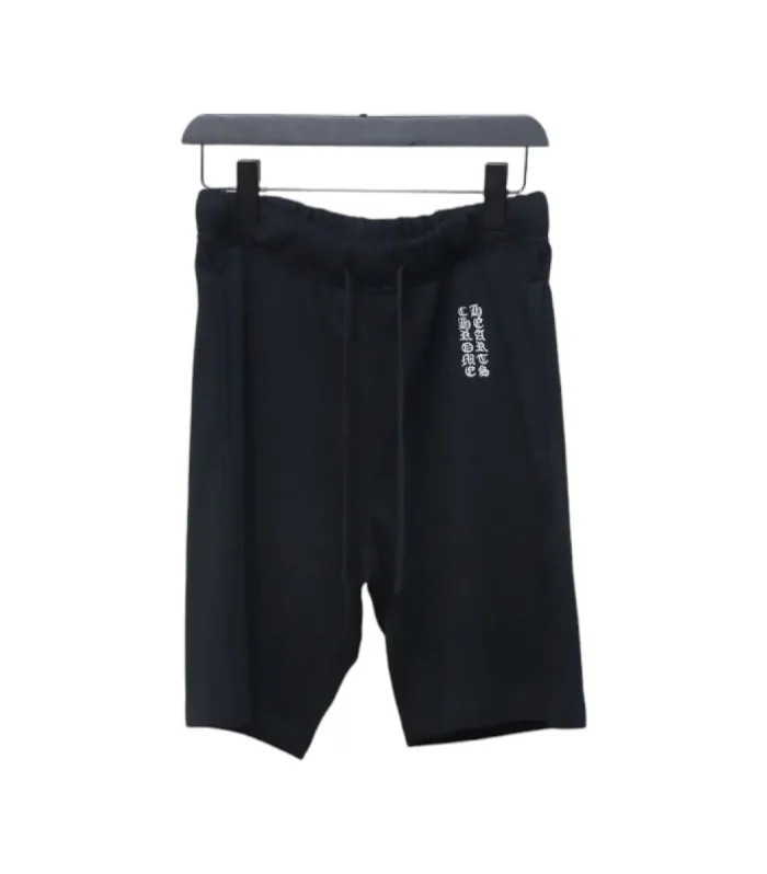 CHRM HRTS Embroidery Shorts All Black