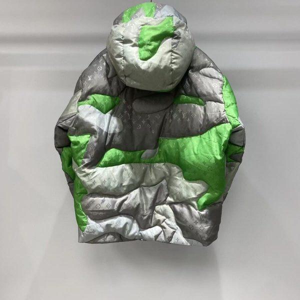 LV Jacket Patchworked Portrait Puffer - Image 6