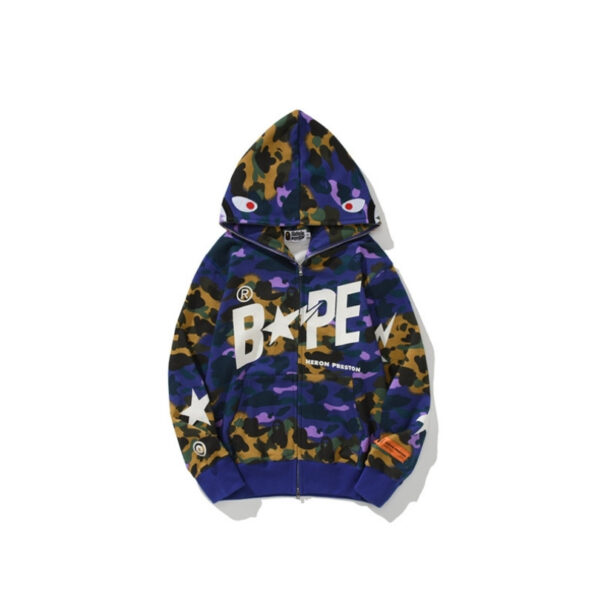 BP Hoodie Shark Camo Full Zip