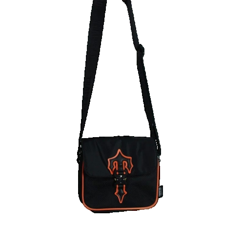 T-CROSS BODY BAG – BLACK/ORANGE 1.0