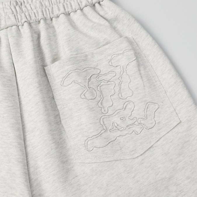 LV Shorts Light Gray - Image 7