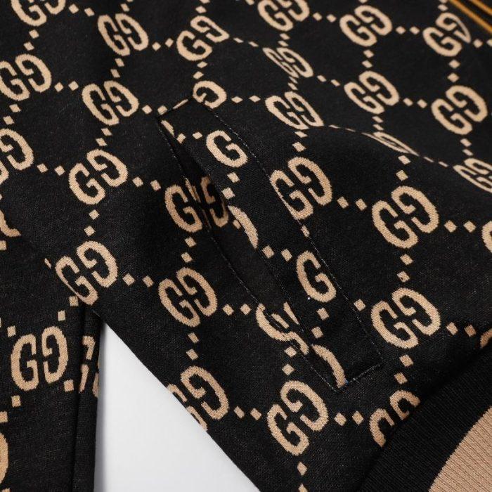 GG hoodie Track Monogram Black GC105 - Image 5