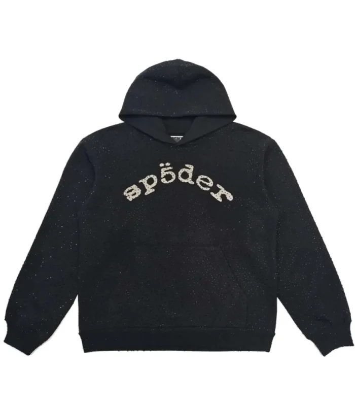 SPDR Worldwide AOP Webstone Hoodie Black