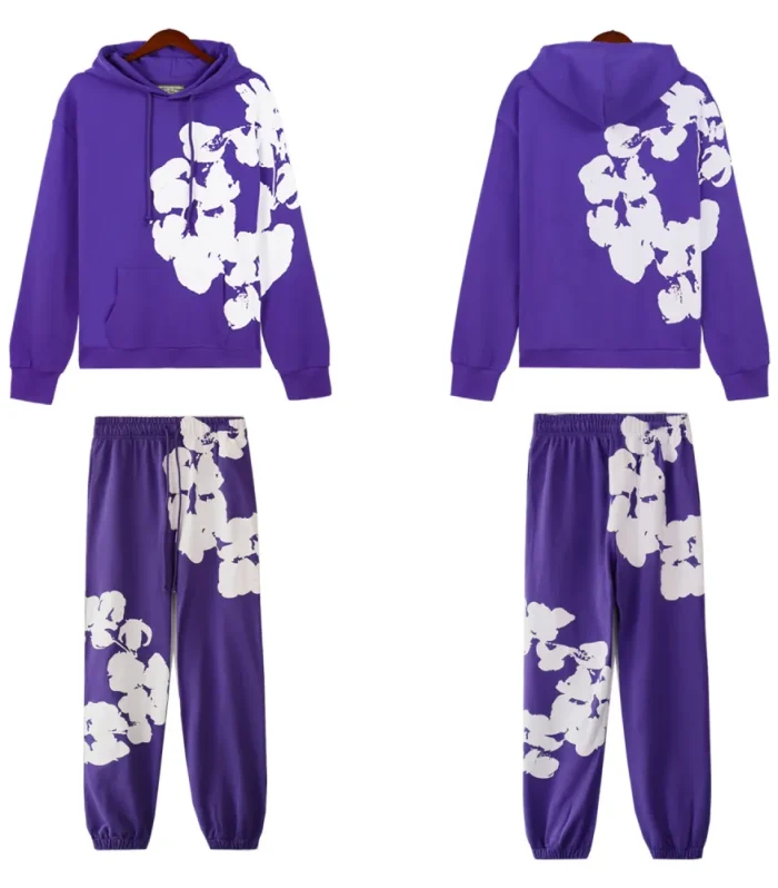 DNM TRS Big Cotton Wreath Hoodie & Sweatpant Set