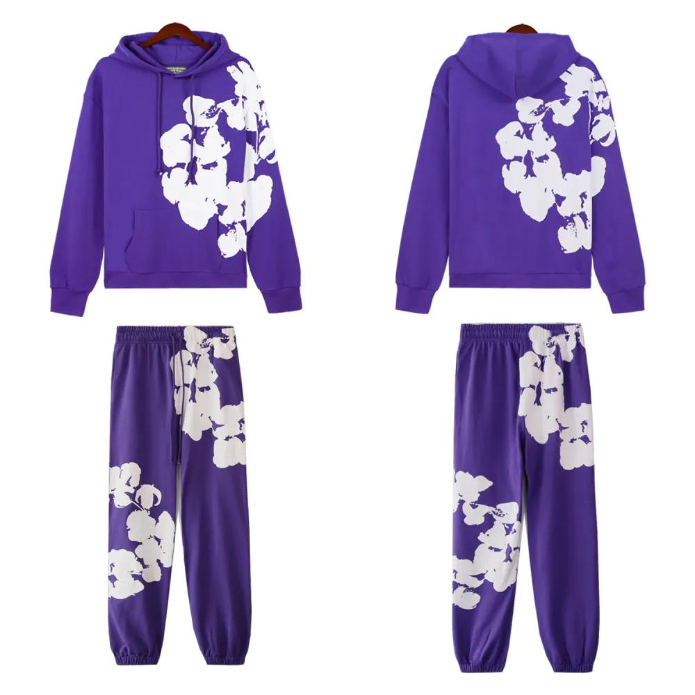DNM TRS Big Cotton Wreath Hoodie & Sweatpant Set