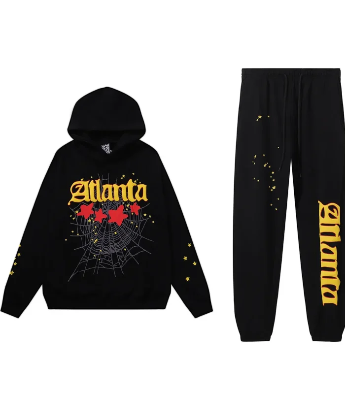 SPDR Atlanta Hoodie and Sweatpant Set Black