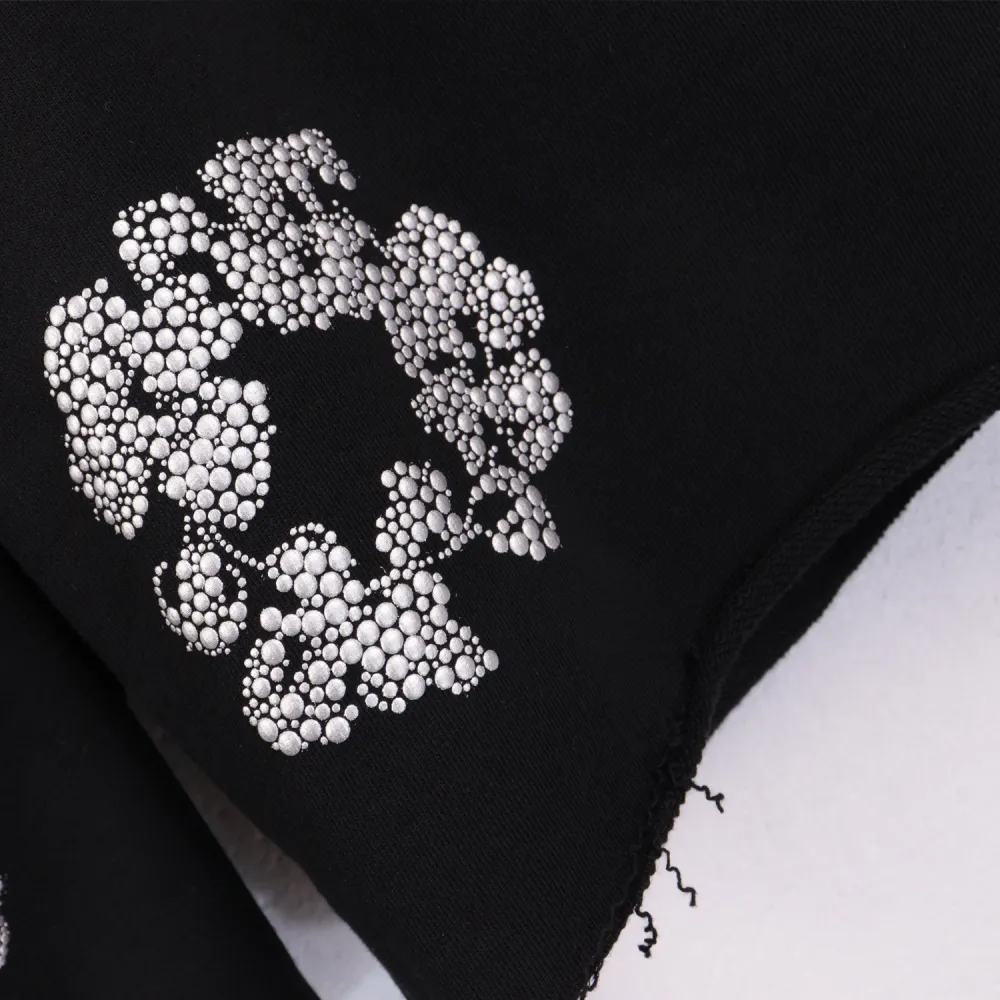 DNM TRS Glitter Patch Floral Print Shorts - Image 7
