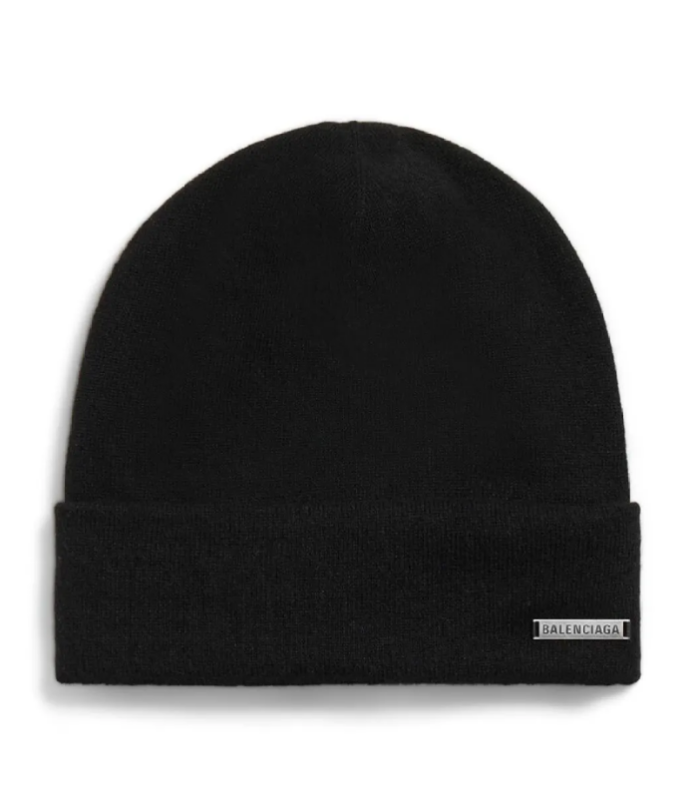 BLNCG Cashmere And Wool Beanie in Black