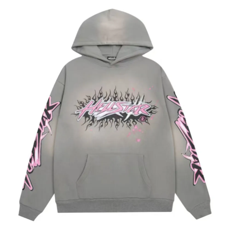 HLSTR Future Flame Hoodie Grey