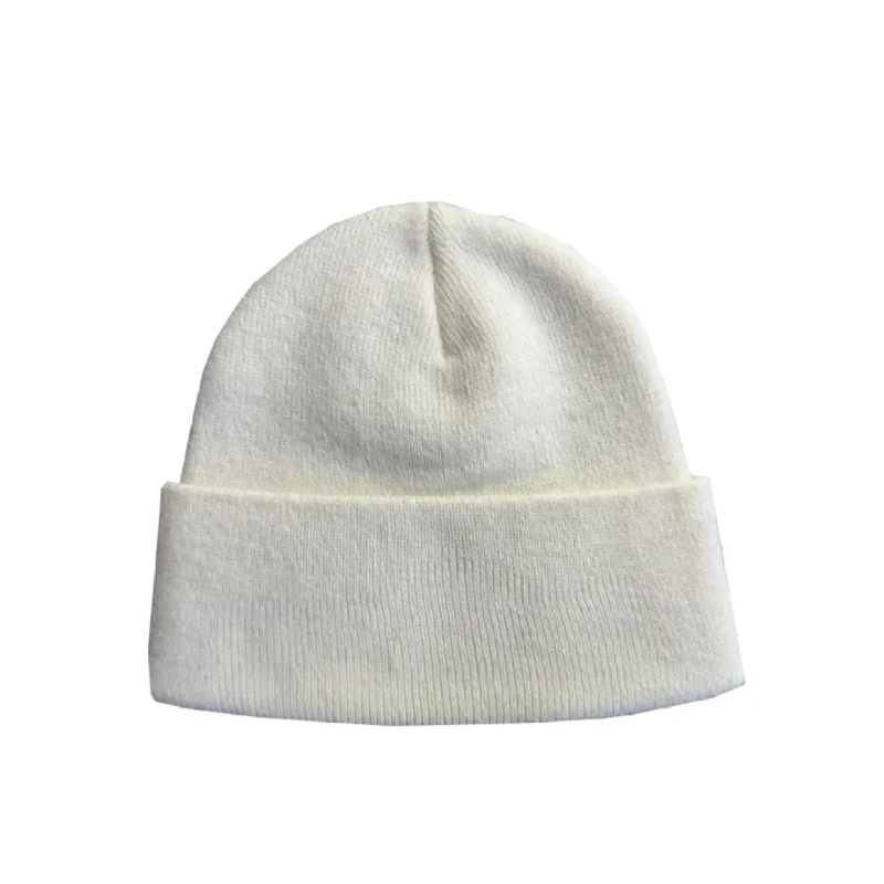 CHRM HRTS Cream White Horseshoe Beanie - Image 2