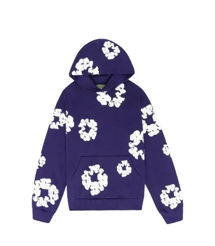 DNM TRS The Cotton Wreath Sweatshirt Royal Purple