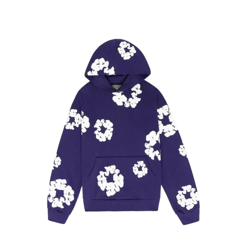 DNM TRS The Cotton Wreath Sweatshirt Royal Purple