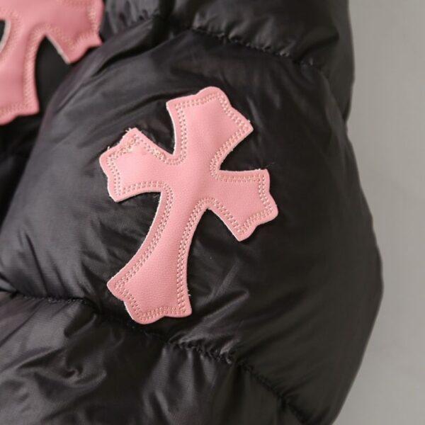 CHRM HRTS Jacket Puffer Black Cross CH080 - Image 7