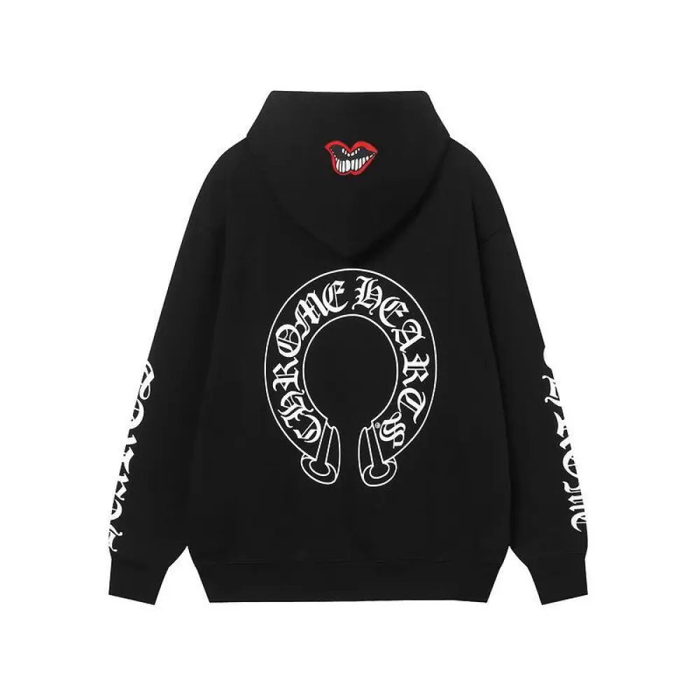 CHRM HRTS X Matty Boy Horseshoe Pullover Hoodie Black & White - Image 16