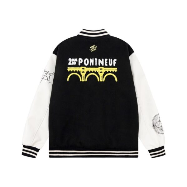 LV Jacket Black White Pont Neuf - Image 9