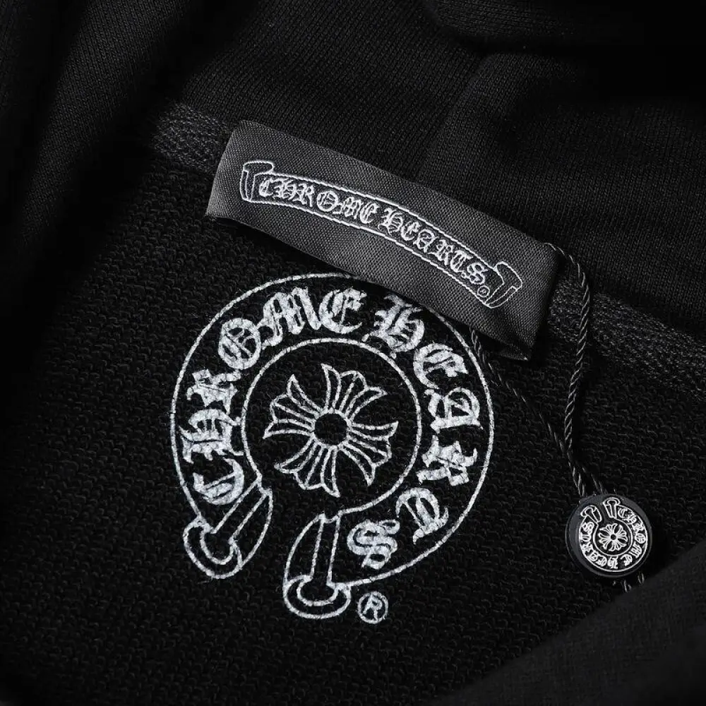 CHRM HRTS X Matty Boy Horseshoe Pullover Hoodie Black & White - Image 19
