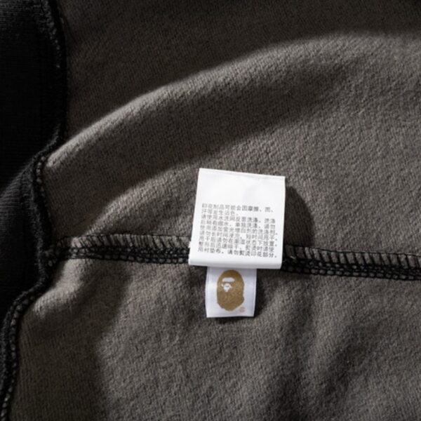 BP Hoodie Shark Logo Checkered Black - Image 8