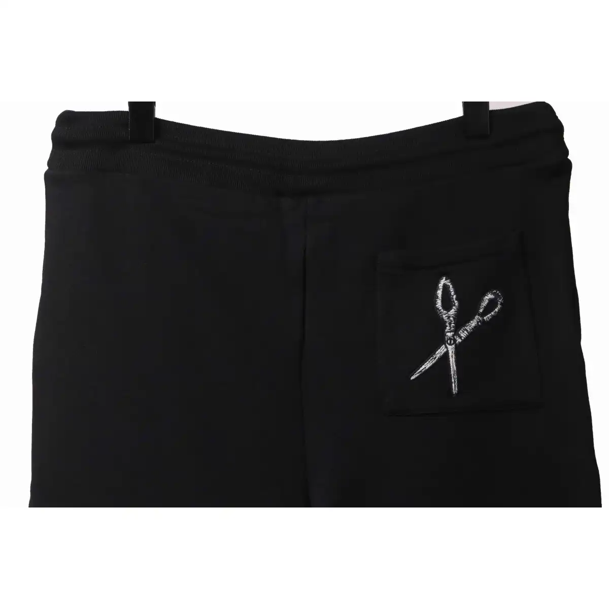 LV Tool Pattern Printed Cotton Track Shorts Black - Image 5