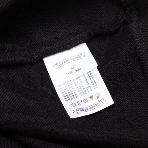 CHRM HRTS Sweatshirt Cross Print Black CH049 - Image 6