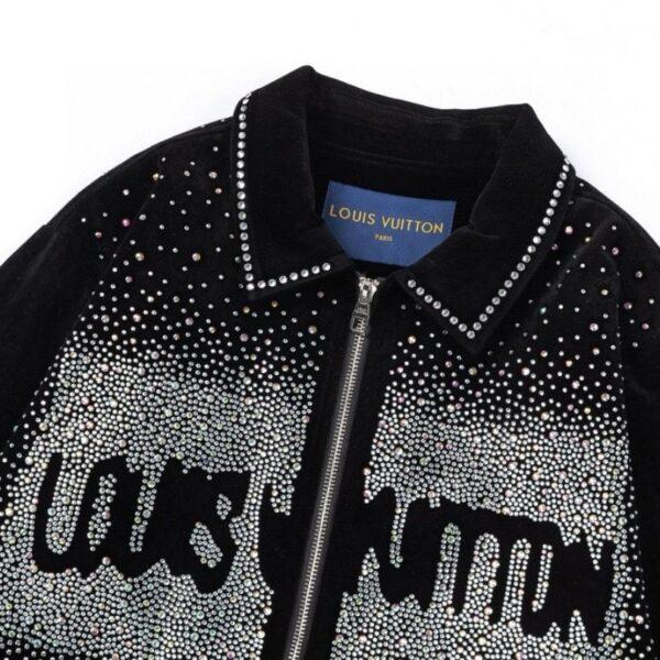 LV Jacket Crystal Embellished LV052 - Image 3