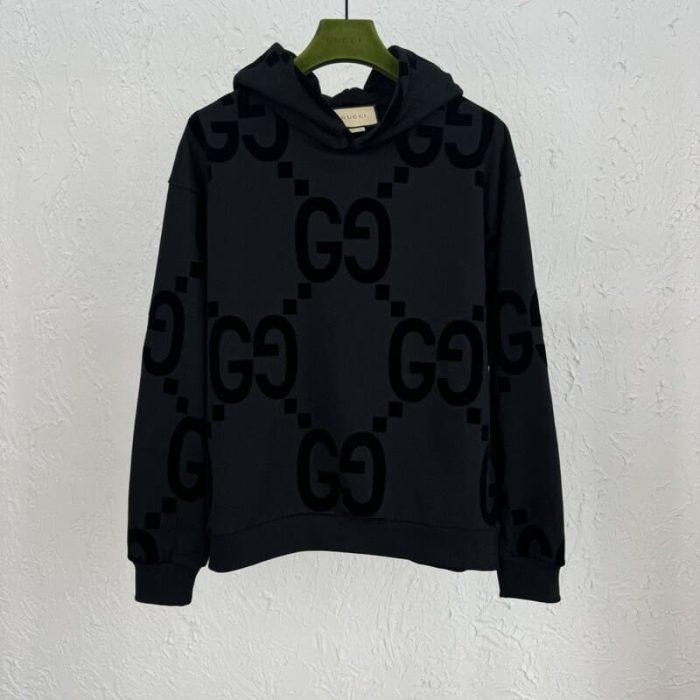 GG Hoodie Black Monogram black - Image 2