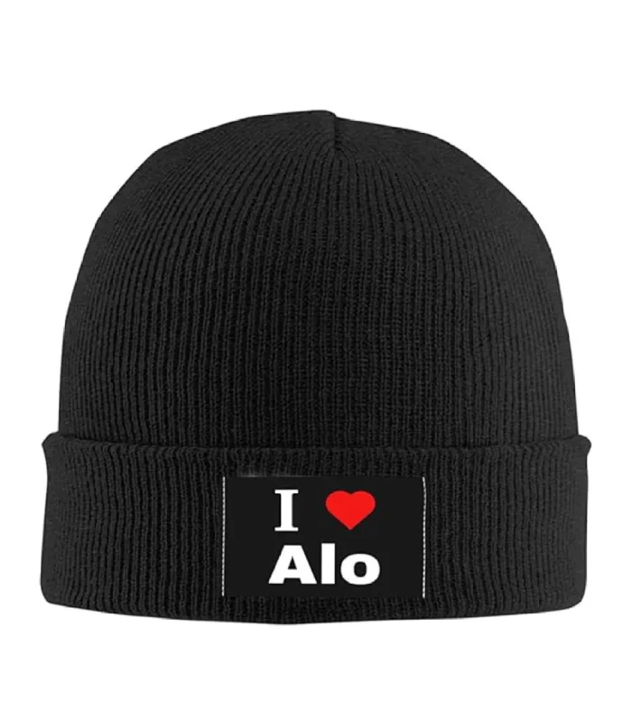 AY Notable Beanie I love Alo Black