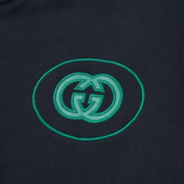 GG Jacket Full Zip Monogram Track Black - Image 3