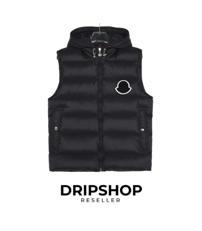 M Gilet Black Logo
