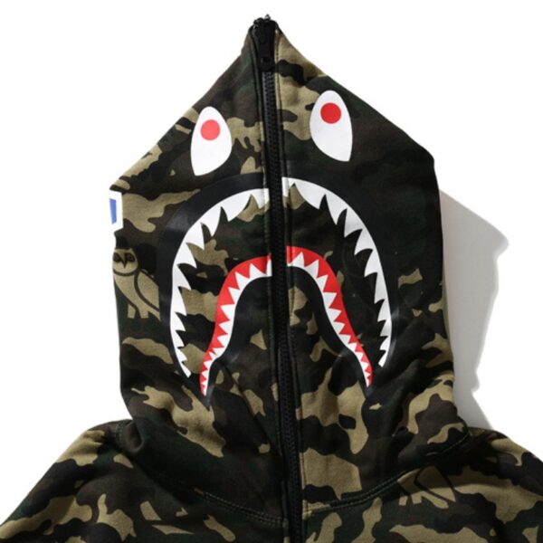 BP Hoodie Shark Camo OVO Black (REVERSE) - Image 8