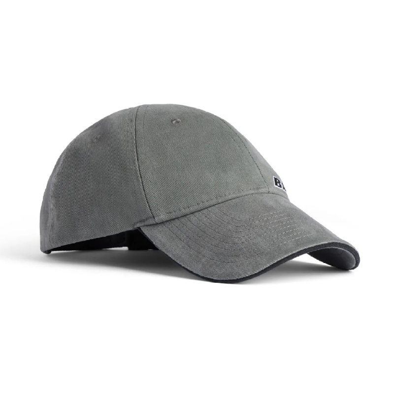 BLNCG Tilted Typo Cap in Dark Heather Grey - Image 2