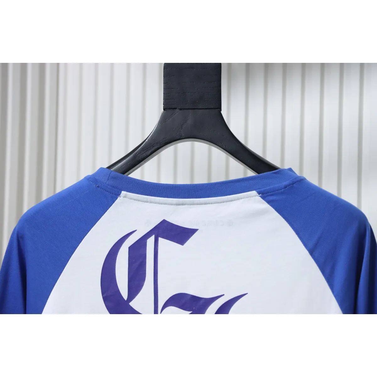 CHRM HRTS CH Baseball Shirt White Blue - Image 4