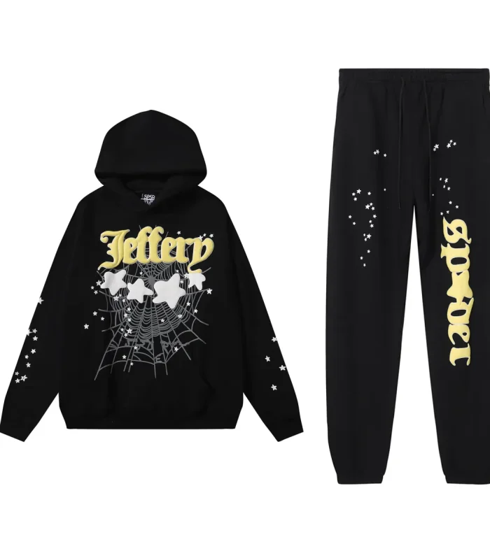 SPDR Jeffery Hoodie and Sweatpant Set Black
