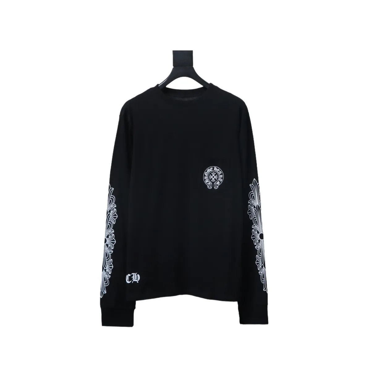CHRM HRTS Los Angeles Excluisve Long Sleeve T Shirt Black - Image 2